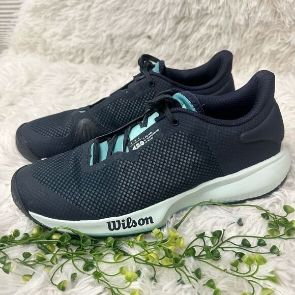 Wilson Women's KAOS Swift W‎ Tennis Shoe, Outerspace Aruba Blue US 8.5 - Picture 6 of 9